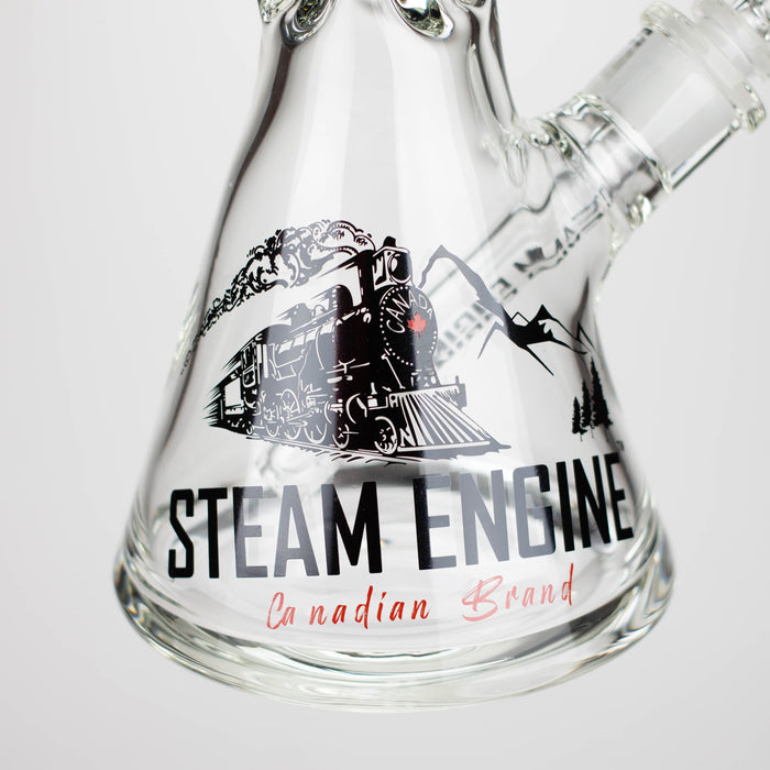 Steam Engine™ | 18 Inch 9mm glass bong with stickers by golden crown_15