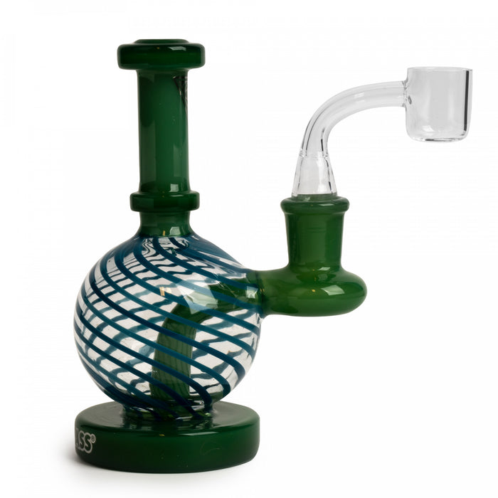 RED EYE GLASS ORB CONCENTRATE RIG - 6"