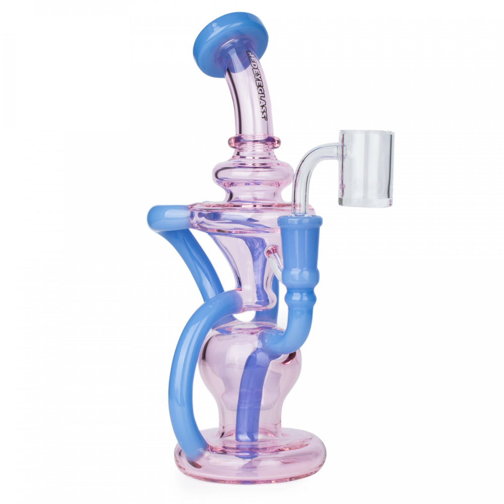 RED EYE GLASS PERSEUS DUAL UPTAKE CONCENTRATE RECYCLER - 9.5"