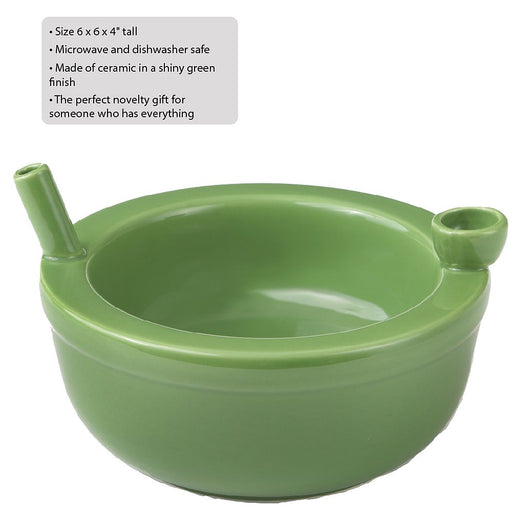 NOVELTY ROAST & TOAST CEREAL BOWL - GREEN COLOR_1