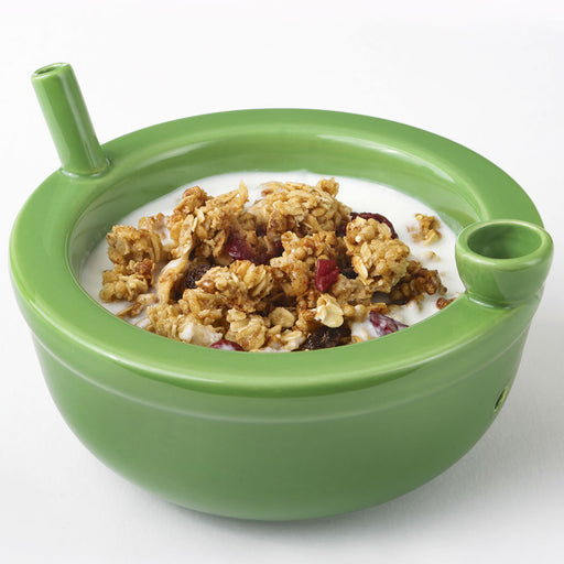 NOVELTY ROAST & TOAST CEREAL BOWL - GREEN COLOR_0