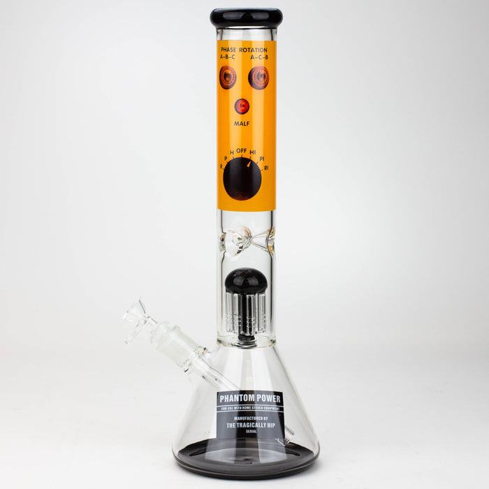 THE TRAGICALLY HIP-15.5" glass water pipe with single percolator by Infyniti_4