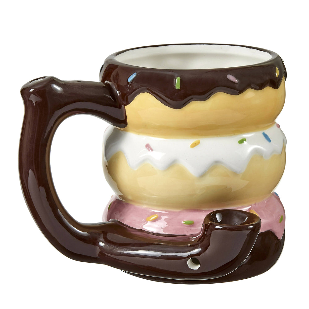 Donut mug - pipe - novelty mug_0