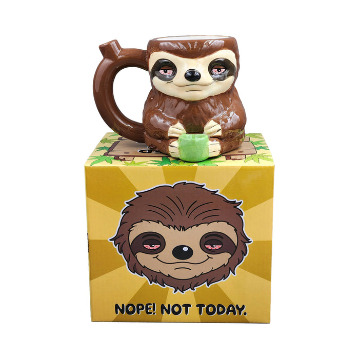 Stoned sloth mug pipe_9